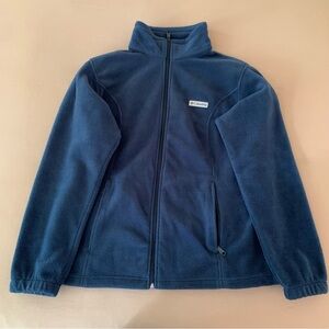 Columbia Navy Full-Zip Fleece Jacket